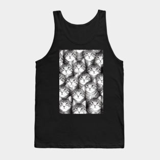 Lots of Cats. Perfect gift for Cats Lovers or for National Cat Day, #24 Tank Top